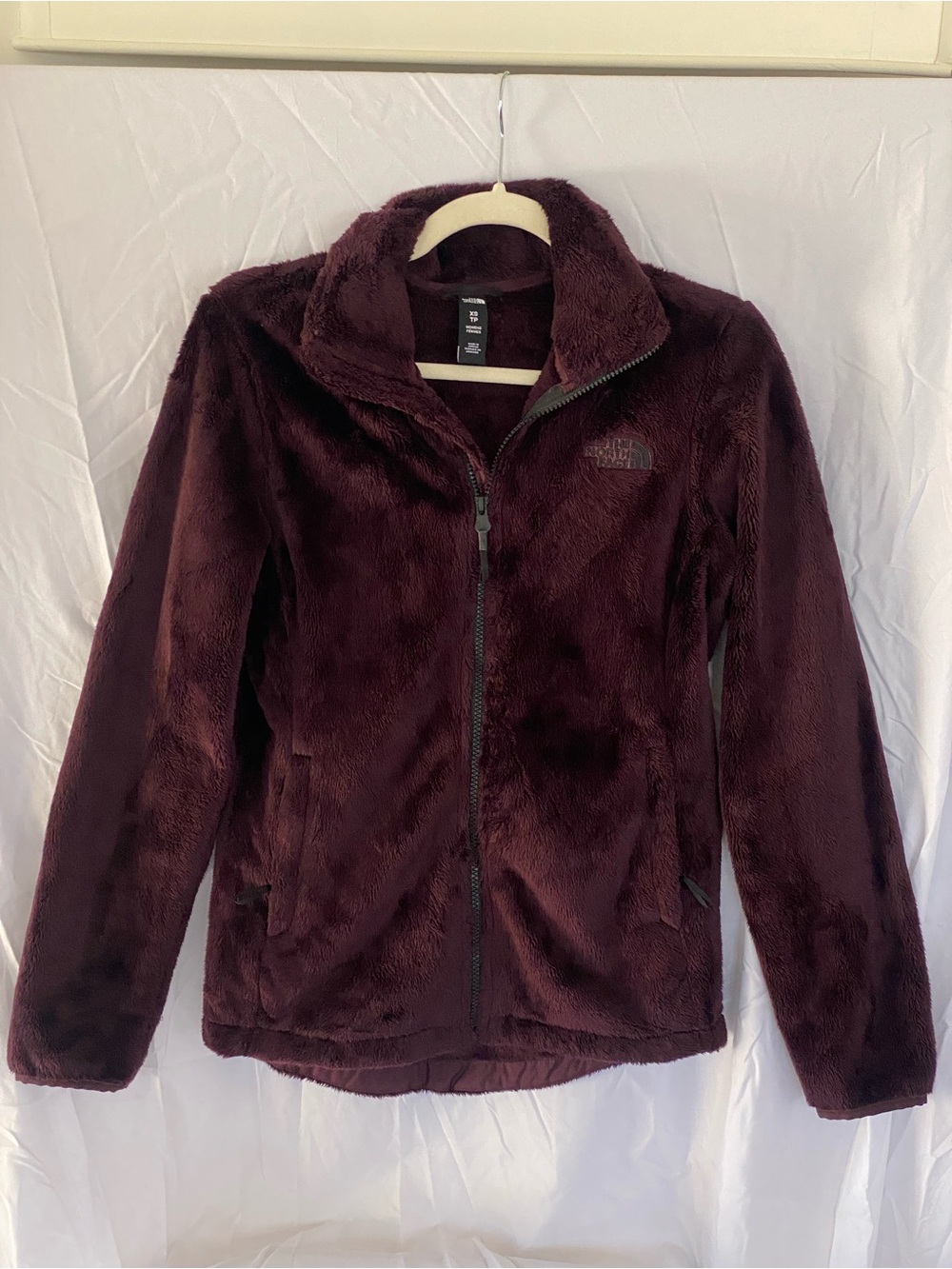 The North Face Plush Full-Zip Jacket - Deep Burgundy
